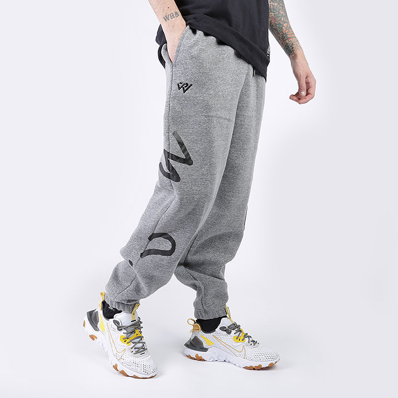 мужские серые брюки Jordan Why Not? Fleece Pants CW4263-091 - цена, описание, фото 2